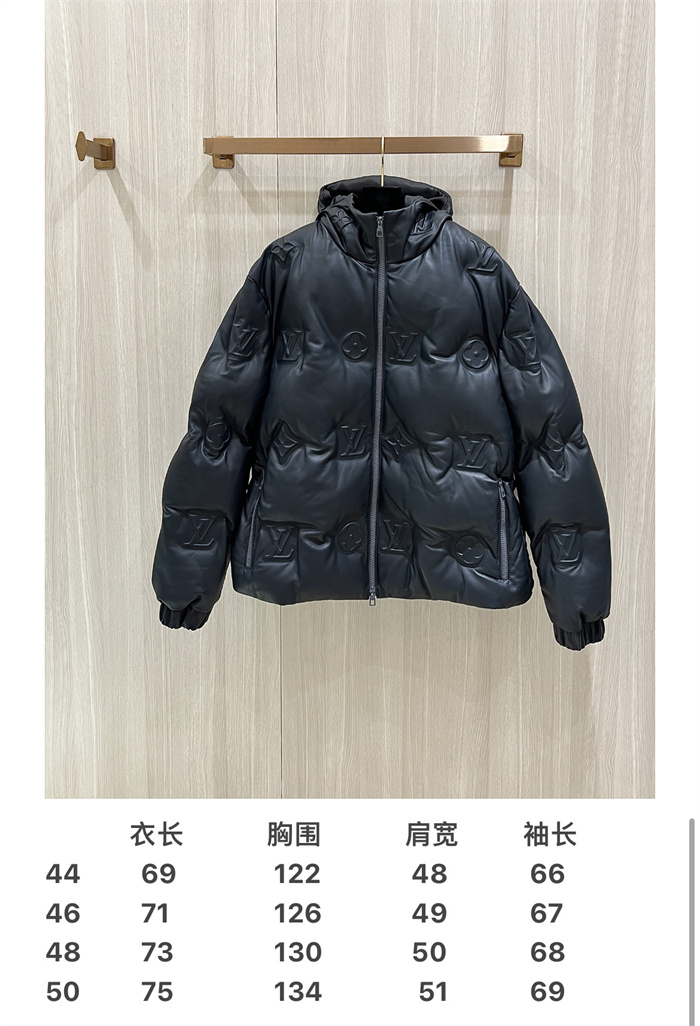 Best Replica 2025SS LV Leather Down Jacket Top Version - Colareps