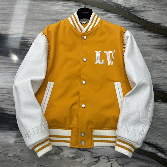 Best Replica 2024fw LV Leather Jacket Top Version - Colareps