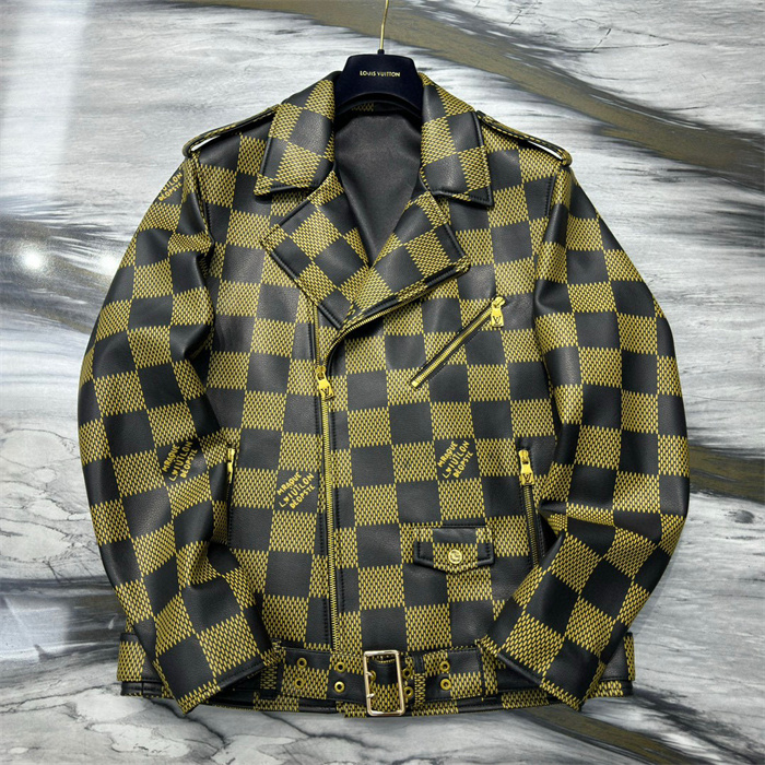 Best Replica 2024fw LV Real Leather Jacket Top Version - Colareps
