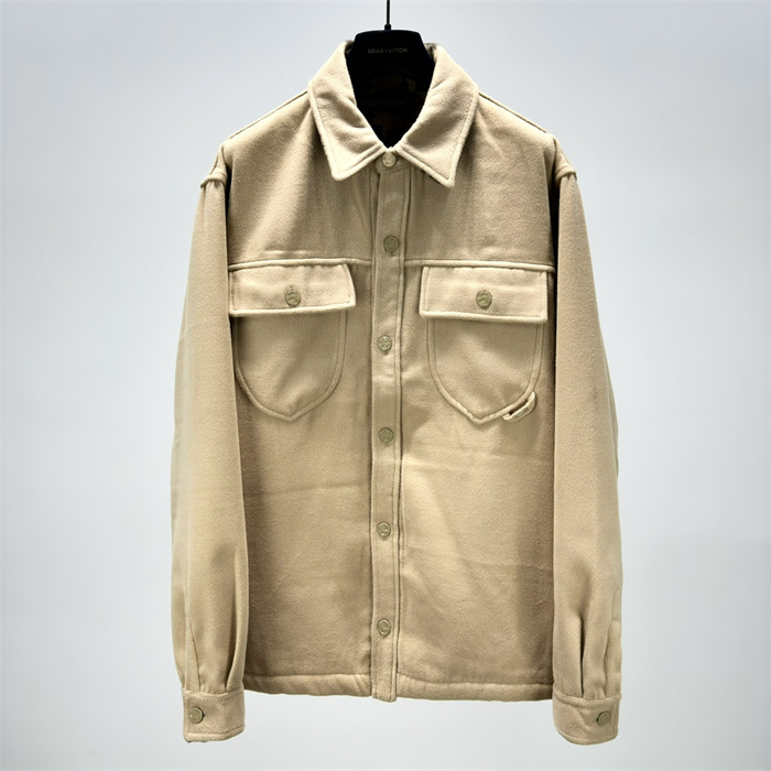 Best Replica 2024fw LV Leather Jacket Top Version - Colareps