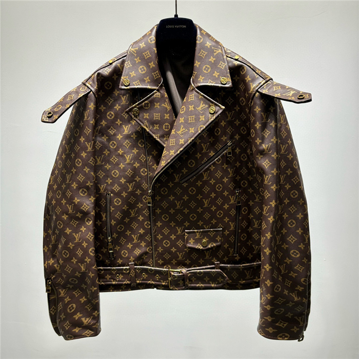 Best Replica 2023fw LV Real Leather Jacket Top Version - Colareps