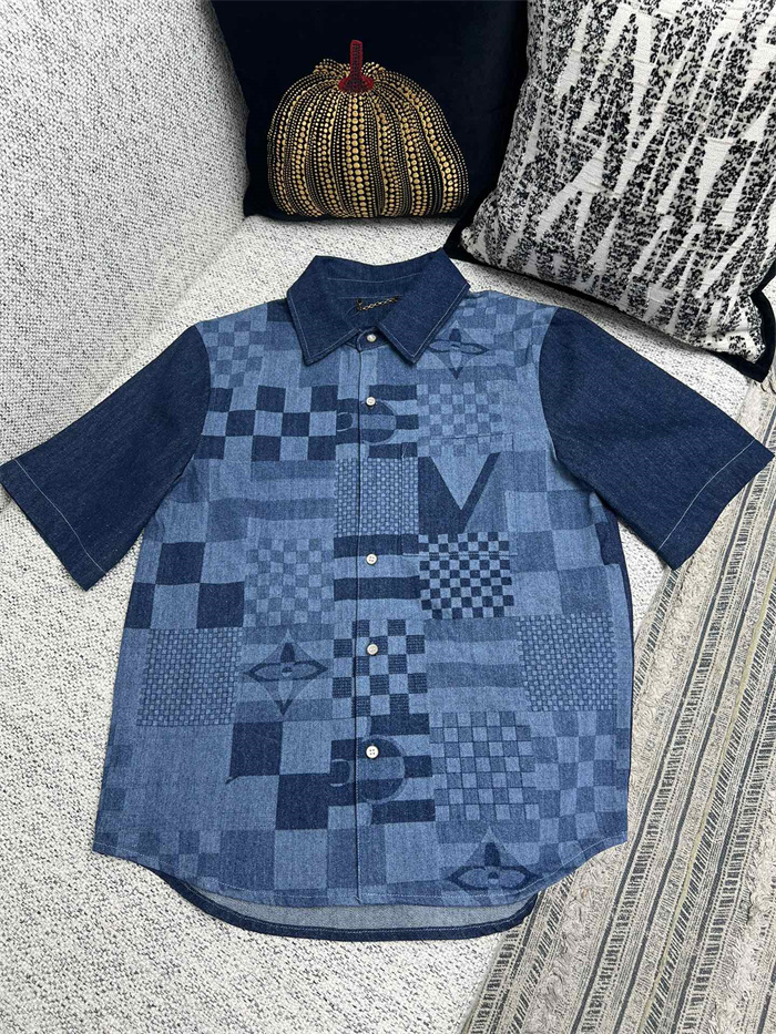 Best Replica 2025SS LV ShirtShorts Top Version - Colareps