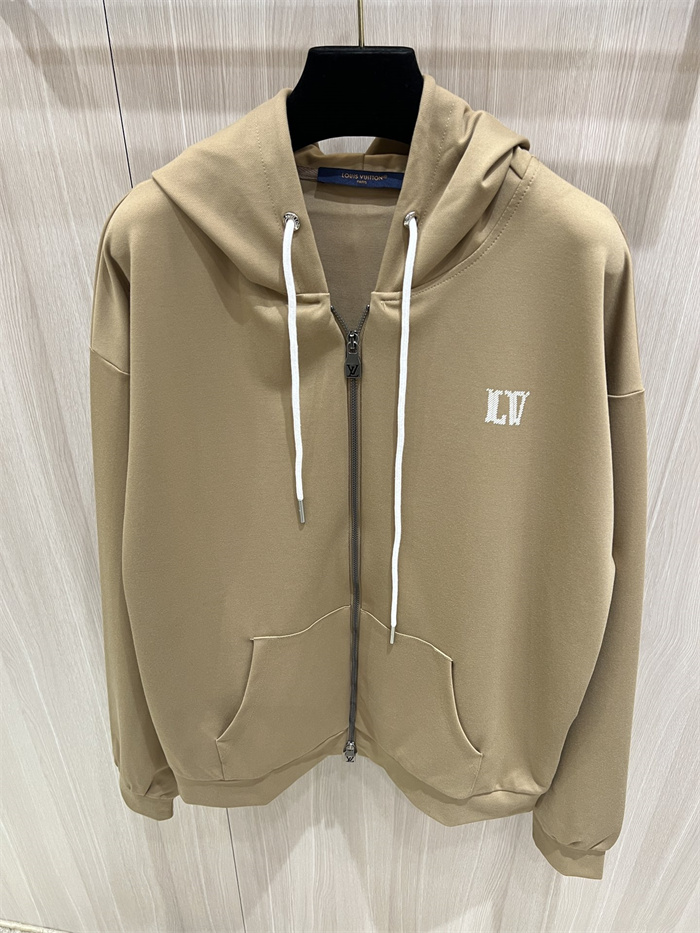 Best Replica 2024fw LV Zipper Hoodie Top Version - Colareps