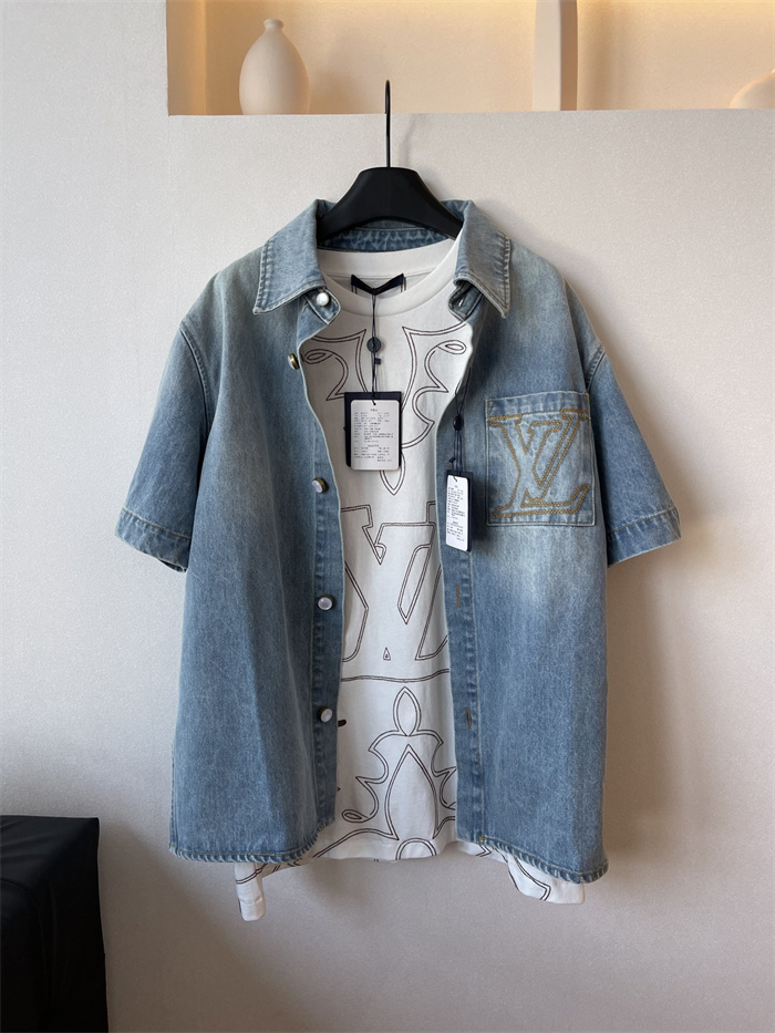 Best Replica 2024fw LV Shirt Jacket Top Version - Colareps