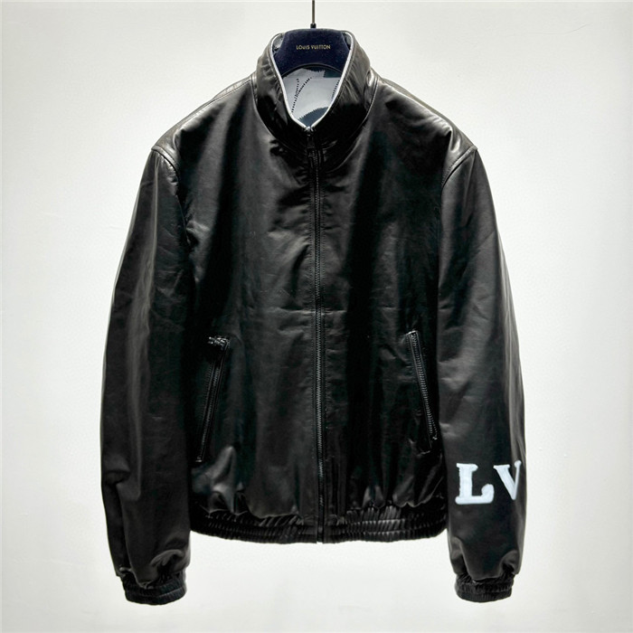Best Replica 2023fw LV Real Leather Jacket Top Version - Colareps