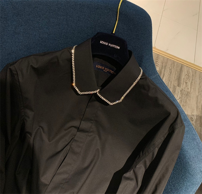 Best Replica 2024fw LV Real Silk Shirt Top Version - Colareps