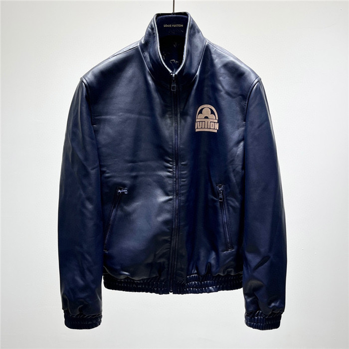 Best Replica 2023fw LV Real Leather Jacket Top Version - Colareps