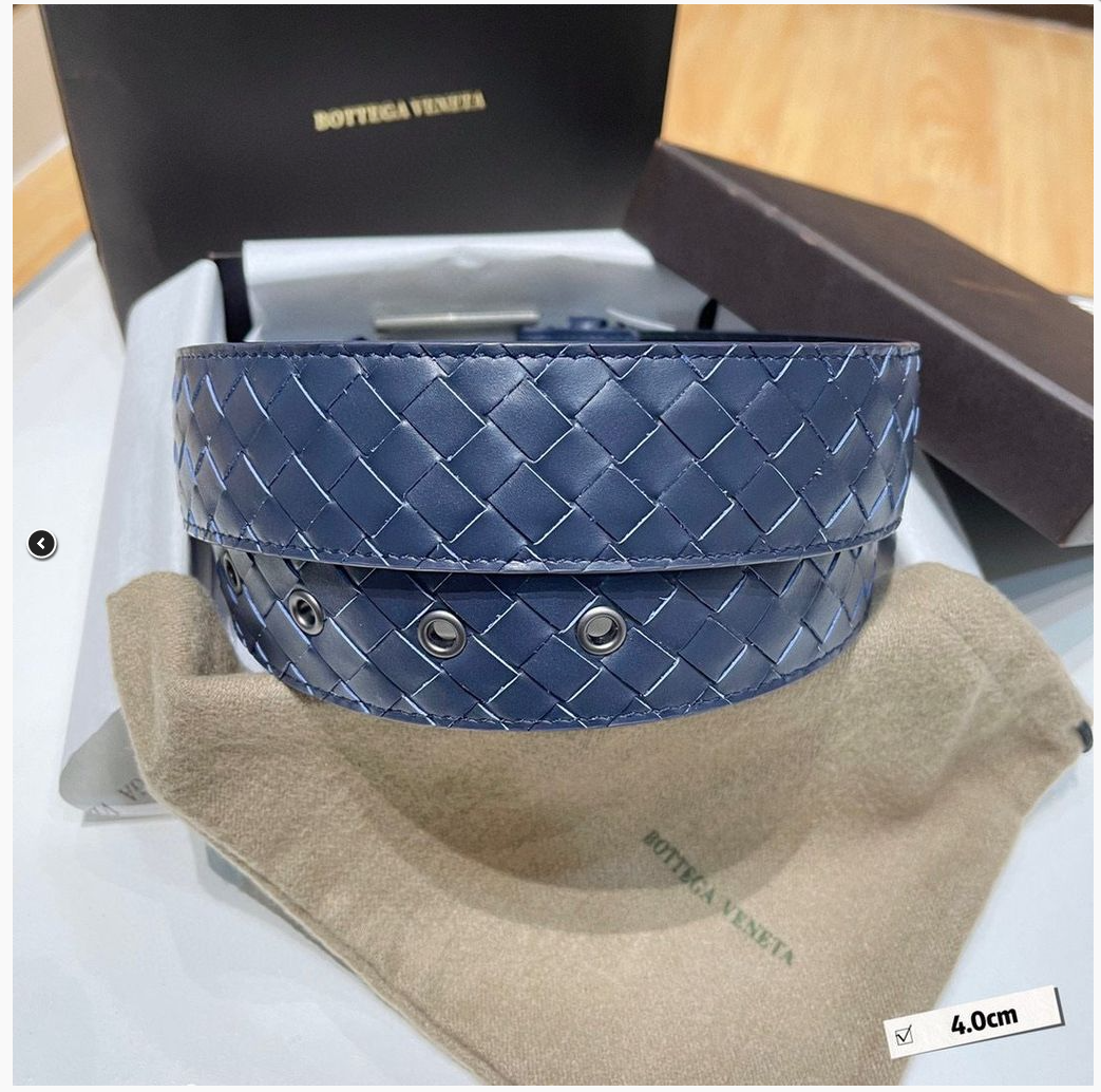 Best Replica Luxury Woven Calfskin Belt – Inspired by Bottega Veneta | Premium Quality - Colareps
