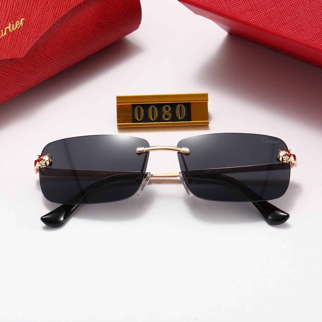 Best Replica Cartier-Inspired Replica Sunglasses — Model 0080 - Colareps