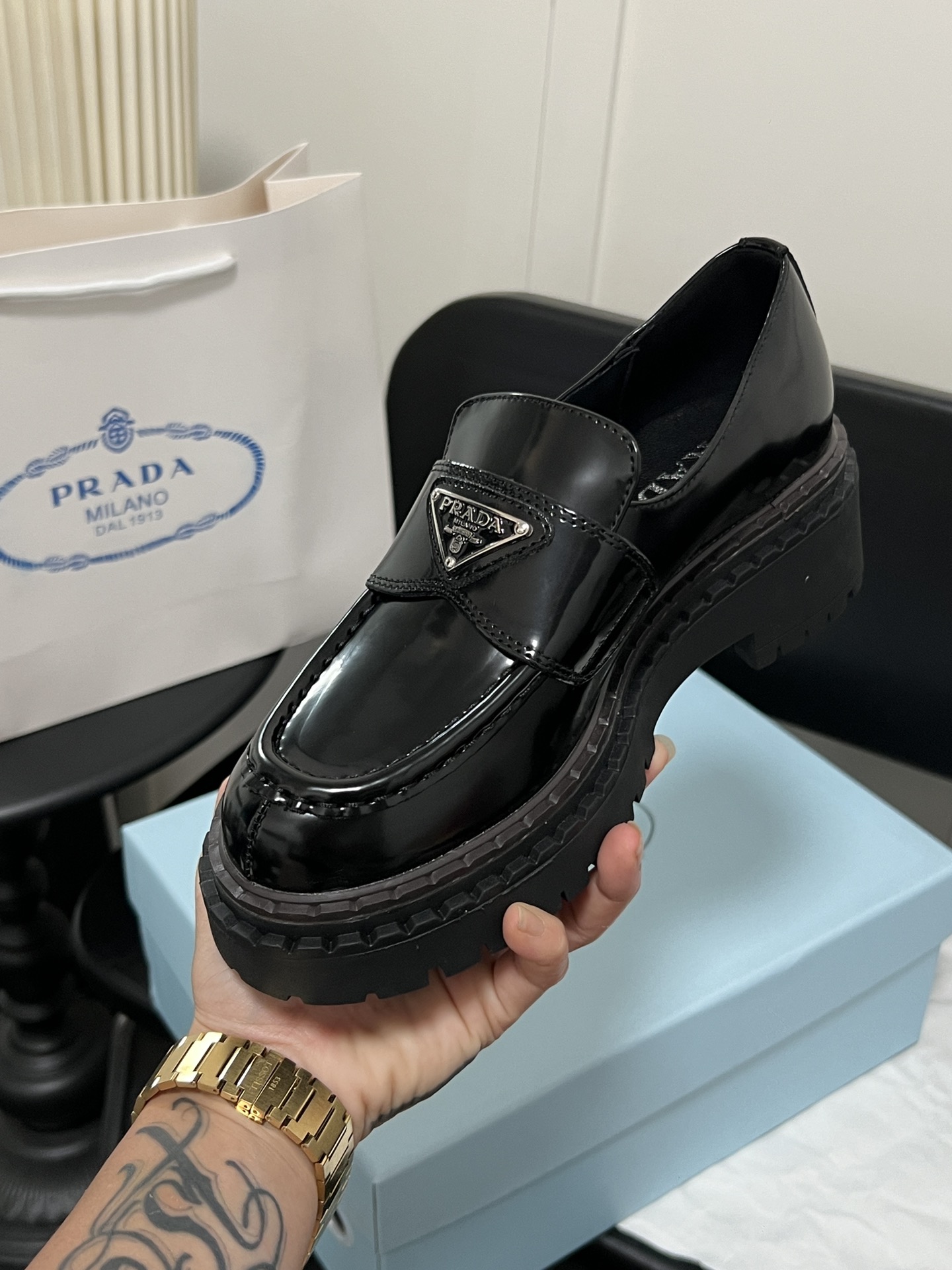 Best Replica Prada-Inspired Chunky Loafers | Luxe Attitude with an Edge - Colareps