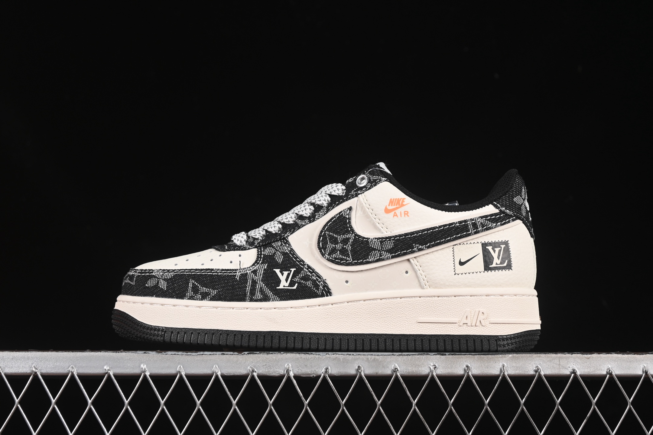 Best Replica Nike Air Force 1 '07 LV Black Denim – Rep - Colareps