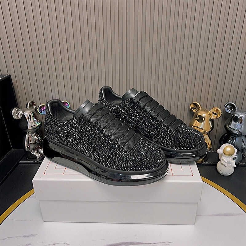 Best Replica Alexander McQueen-Inspired Sparkle Platform Sneakers: Shine in Every Step Reps - Colareps
