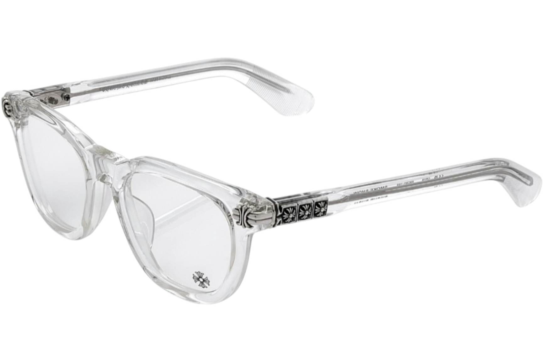 Best Replica Clear Frame Chrome-Inspired Eyewear – Classic Square Optical Glasses - Colareps