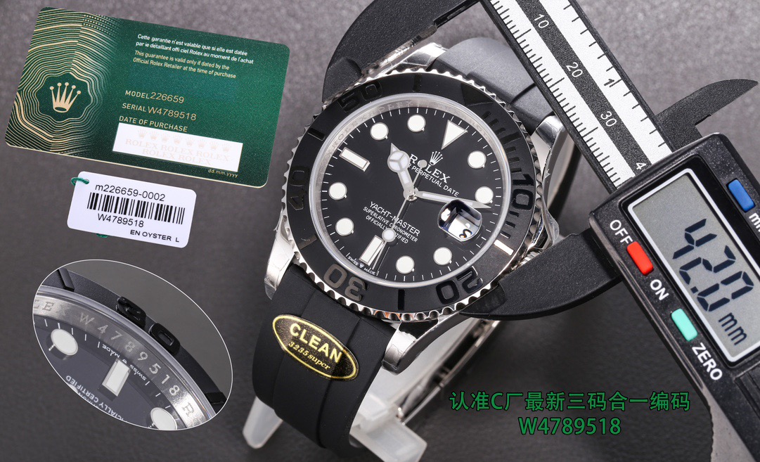 Best Replica New Clean Factory Yacht-Master 42mm 226659 White Gold Model - Colareps