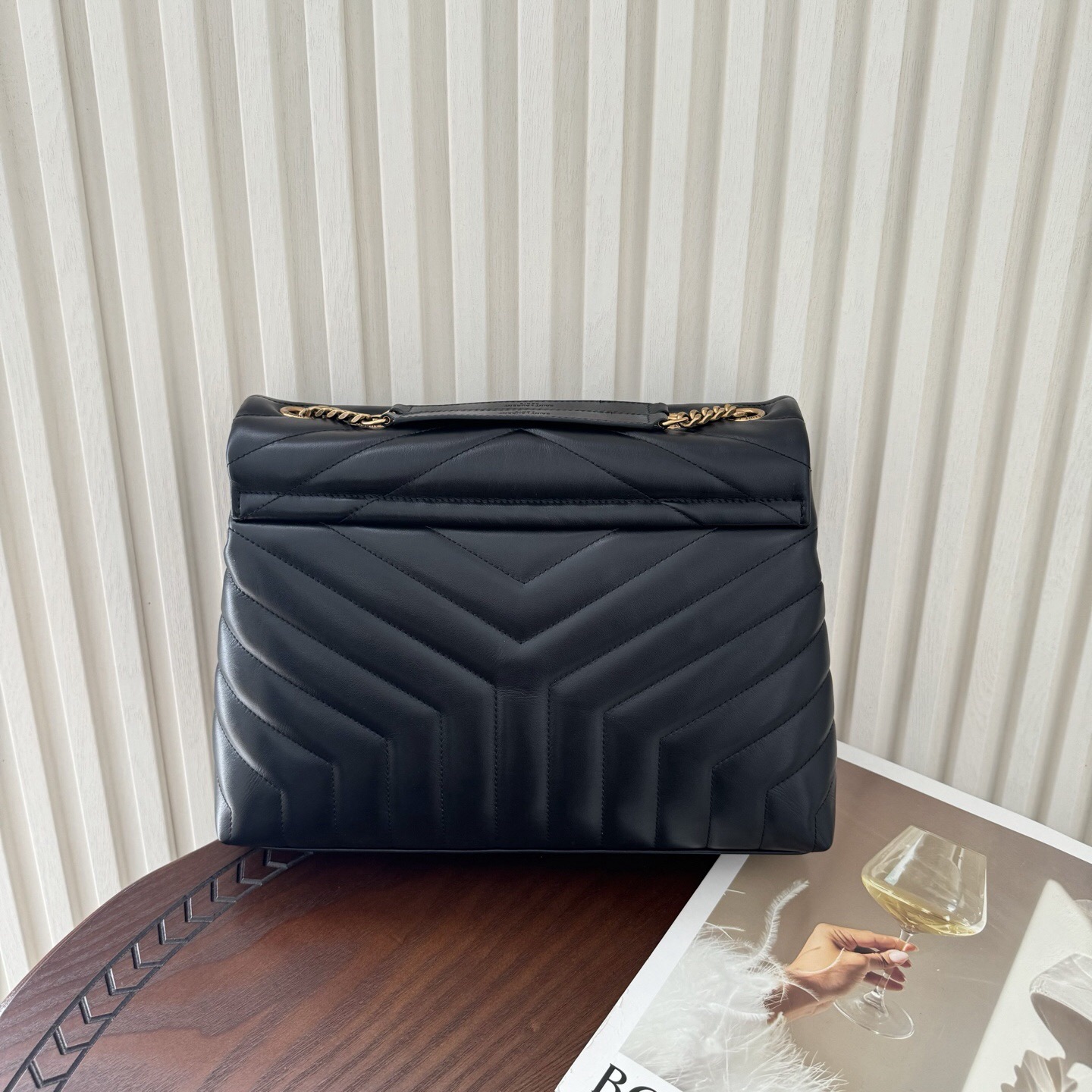 Best Replica SAINT LAURENT Loulou medium quilted leather shoulder bag - Colareps