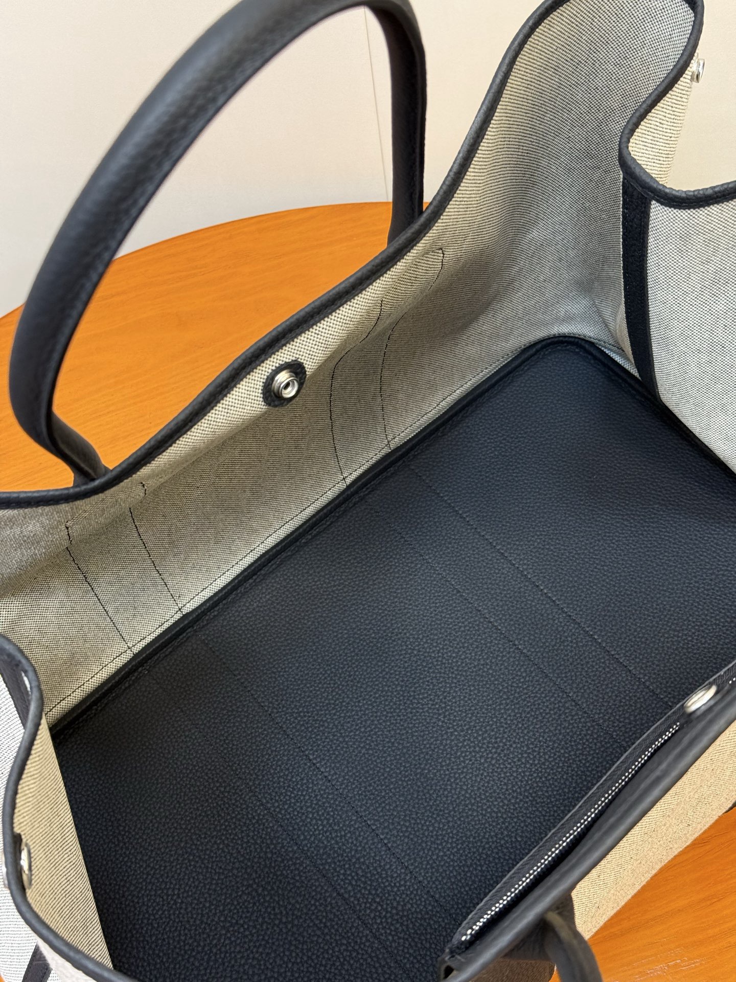 Best Replica Hermes Garden Party 49cm canvas and Negonda calfskin patchwork - Colareps