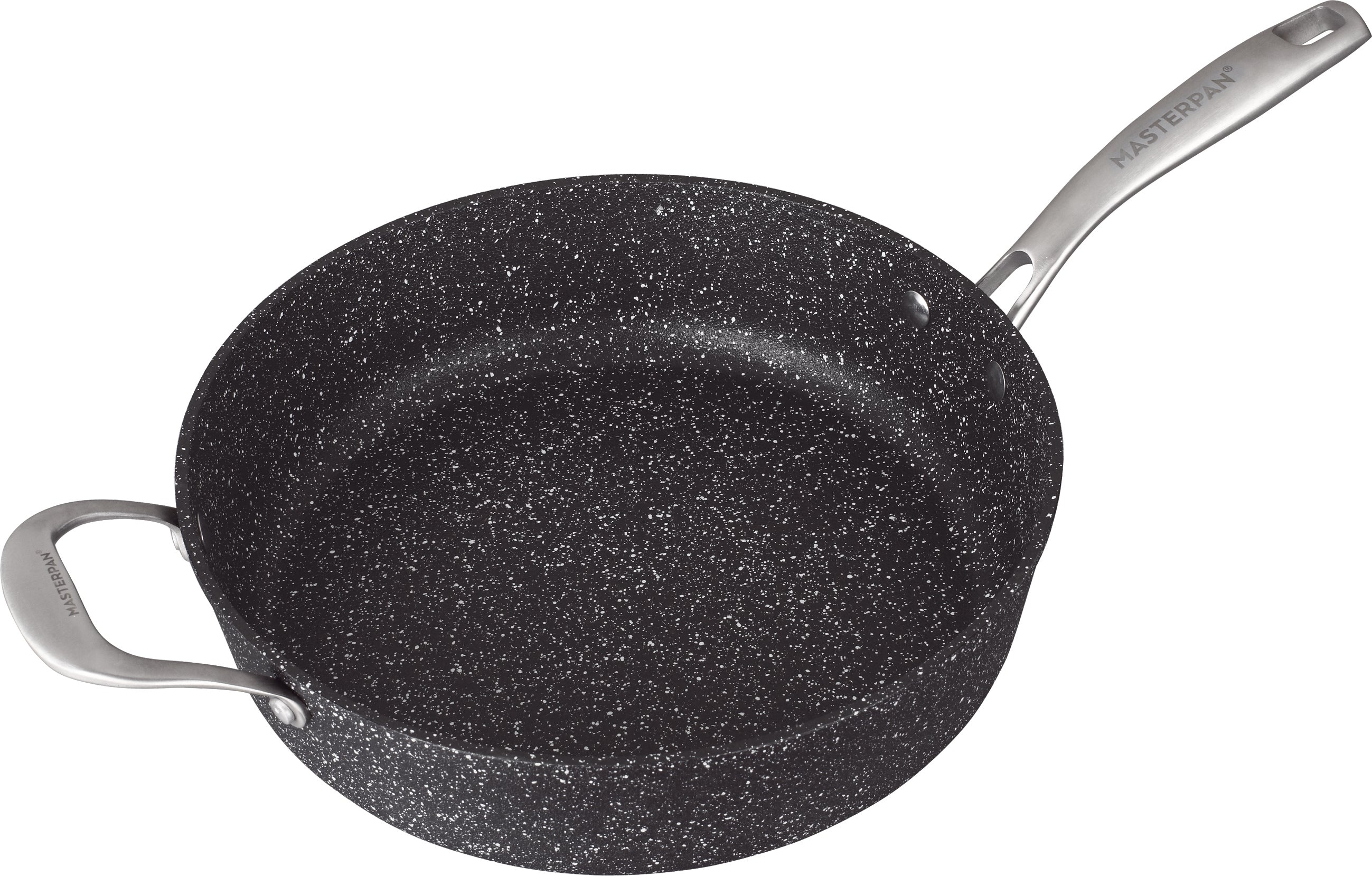 GRANITE 4.7L SAUTE PAN WITH GLASS LID, 28CMfive items