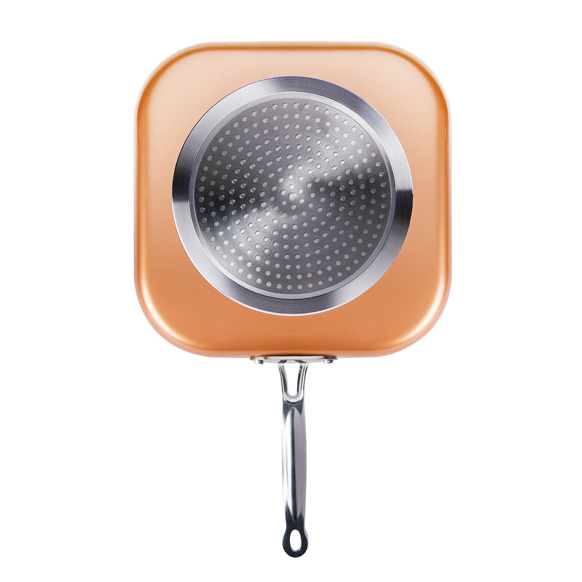 COPPER CERAMIC GRIDDLE / CREPE PAN, 28CMfive items