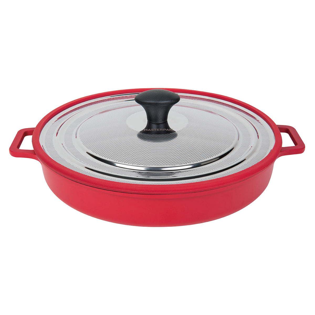 STOVETOP OVEN GRILL PAN WITH HEAT-IN STEAM-OUT LID, 30CM, REDfive items