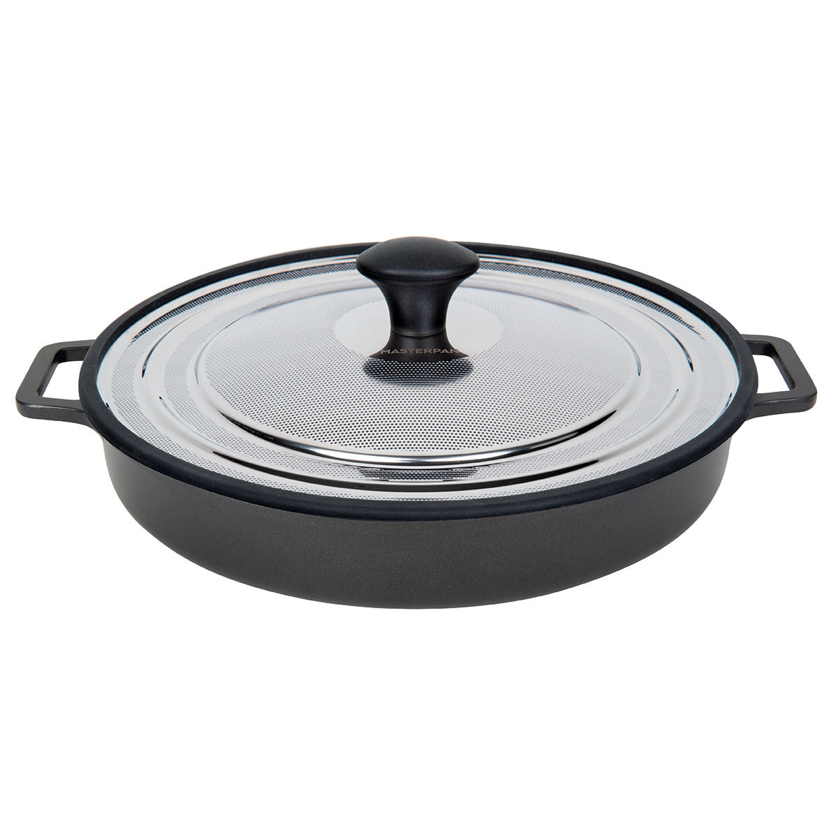 STOVETOP OVEN GRILL PAN WITH HEAT-IN STEAM-OUT LID, 30CM, BLACKfive items