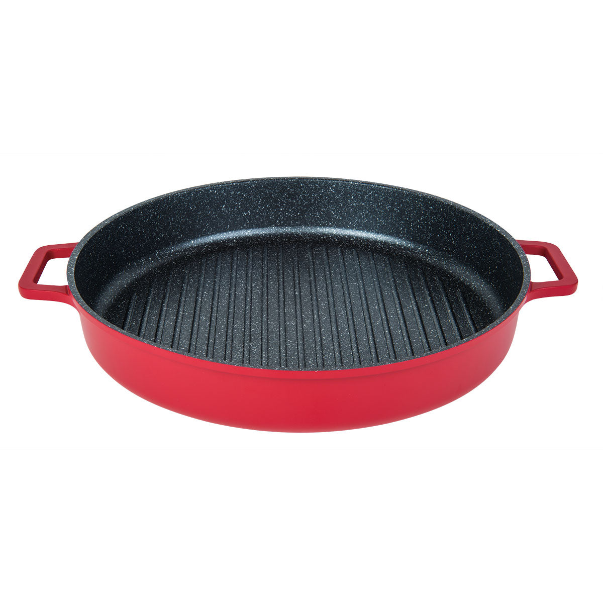 STOVETOP OVEN GRILL PAN WITH HEAT-IN STEAM-OUT LID, 30CM, REDfive items
