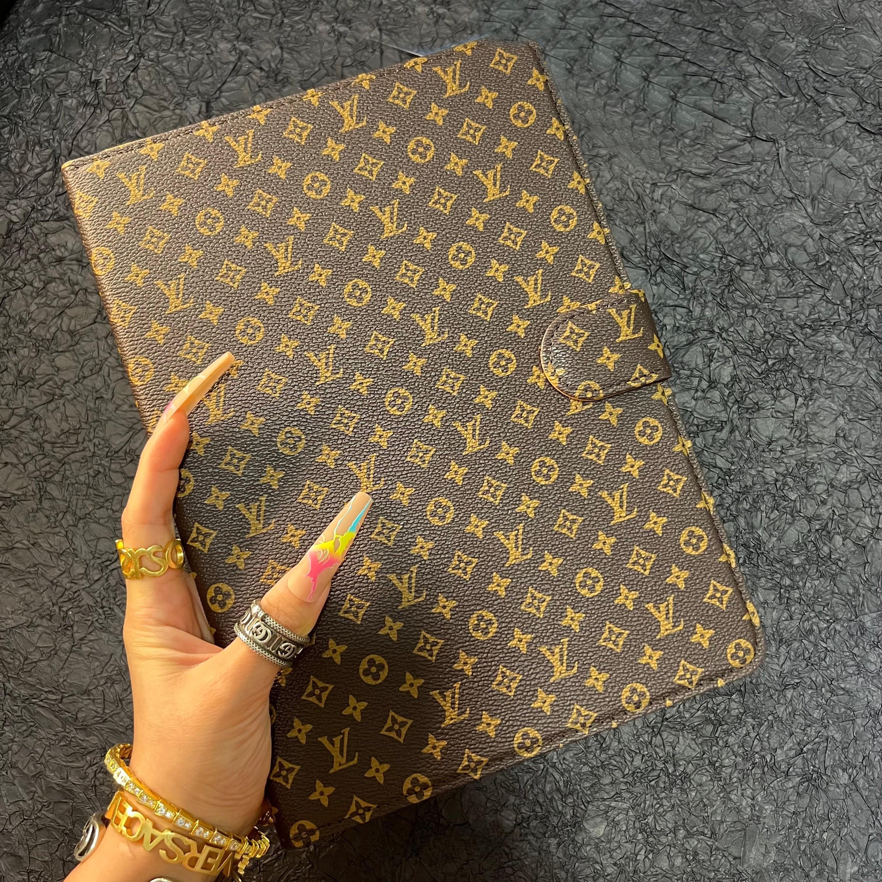 Cute Fancy iPad Case (Brown Small Love) - Vania Cases