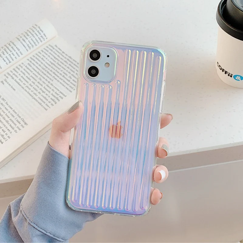 Travel Suitcase Transparent iPhone Case - Vania Cases