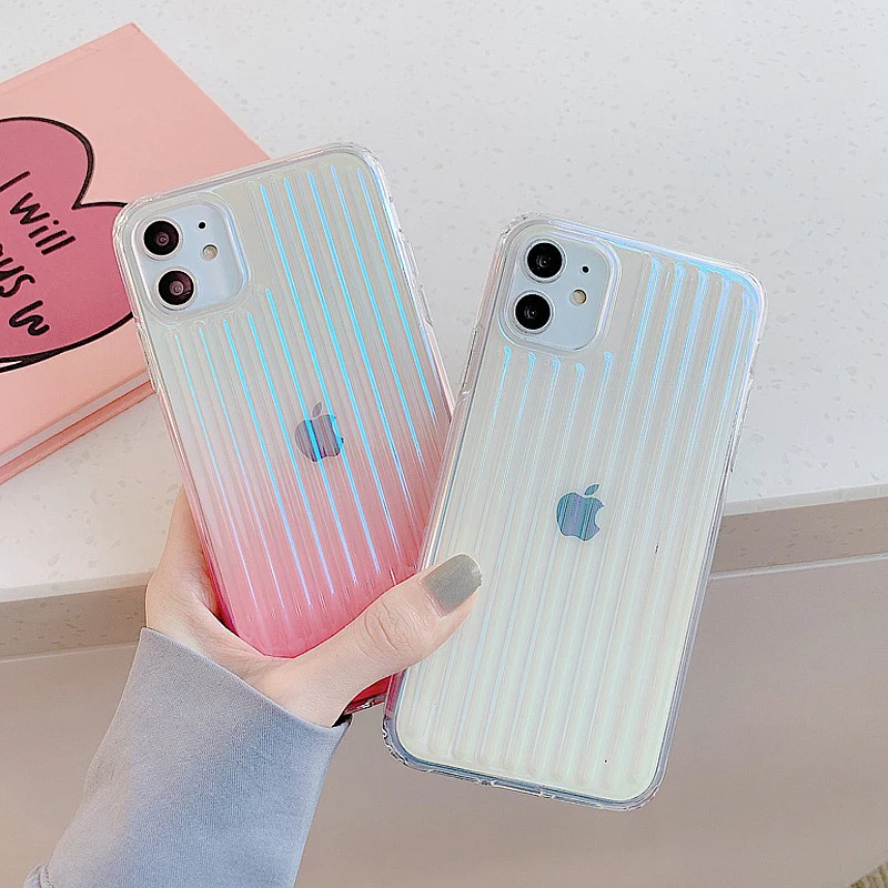 Travel Suitcase Transparent iPhone Case - Vania Cases