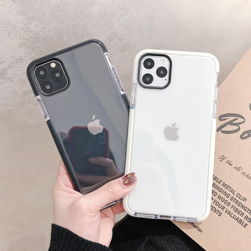 Transparent Soft Shell Silicone iPhone Case - Vania Cases