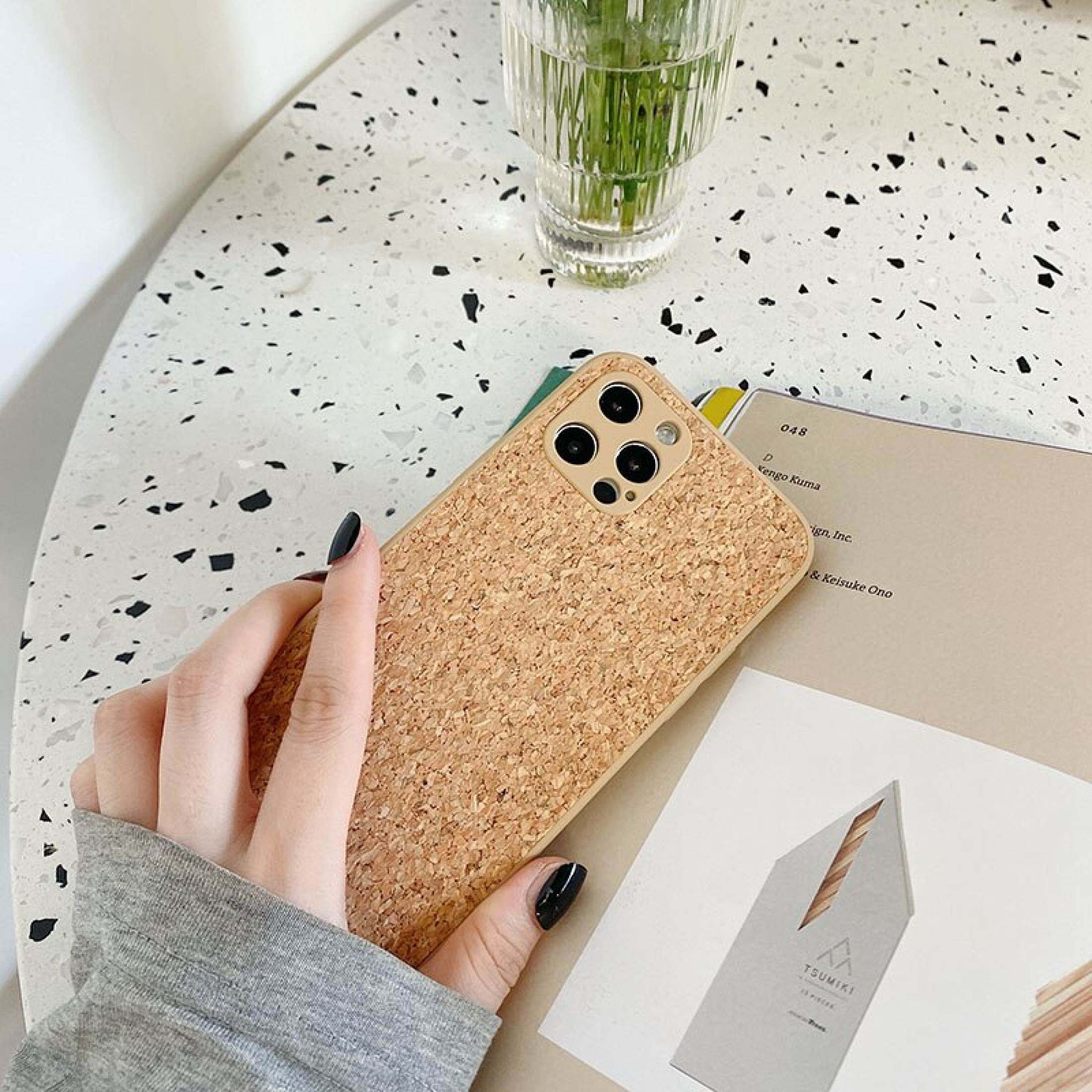 Wooden Sawdust iPhone Case - Vania Cases