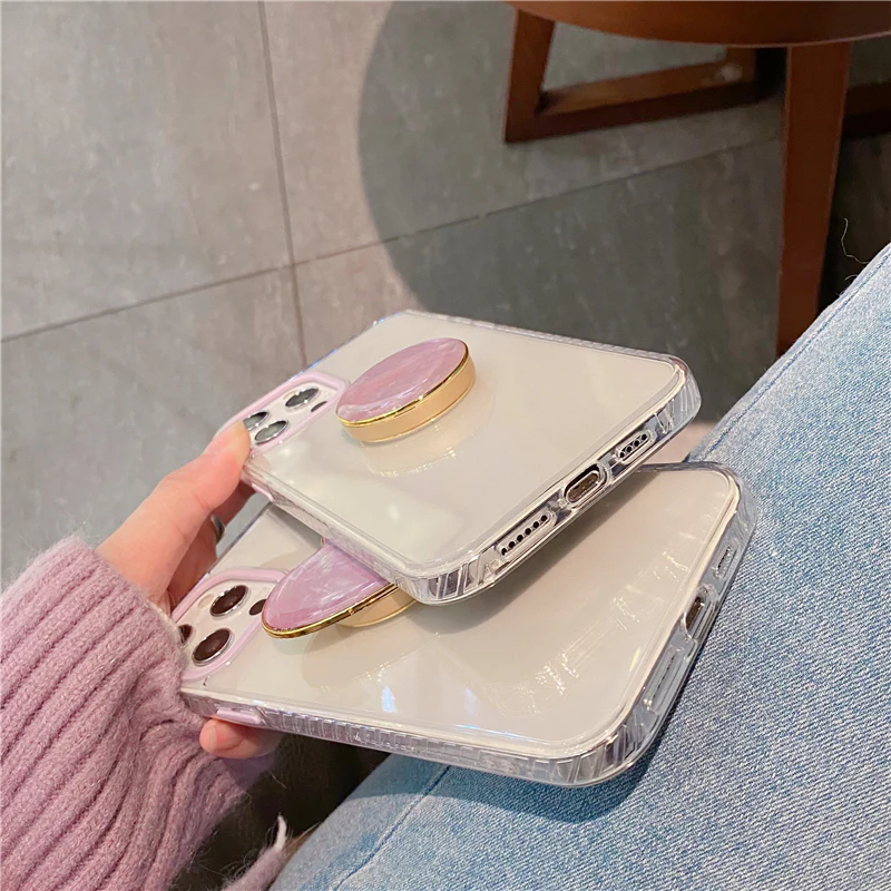 Mother Of Pearl Bracket iPhone Case - Vania Cases