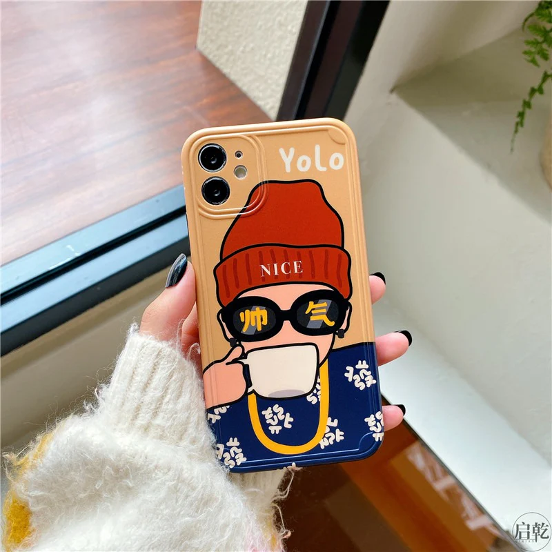 YoLo Oops Cute Cartoon iPhone Case - Vania Cases
