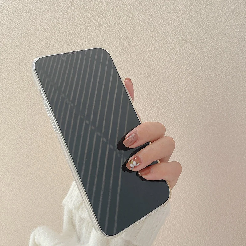 Transparent Aurora Laser Stand iPhone Case - Vania Cases