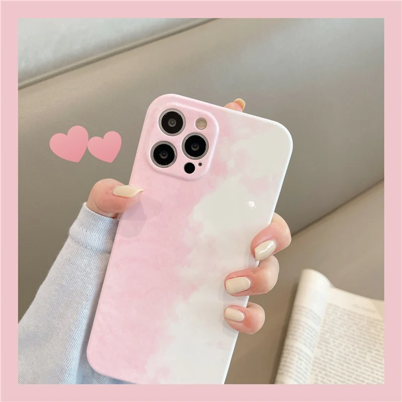 Tie Dye Glitter Color iPhone Case - Vania Cases