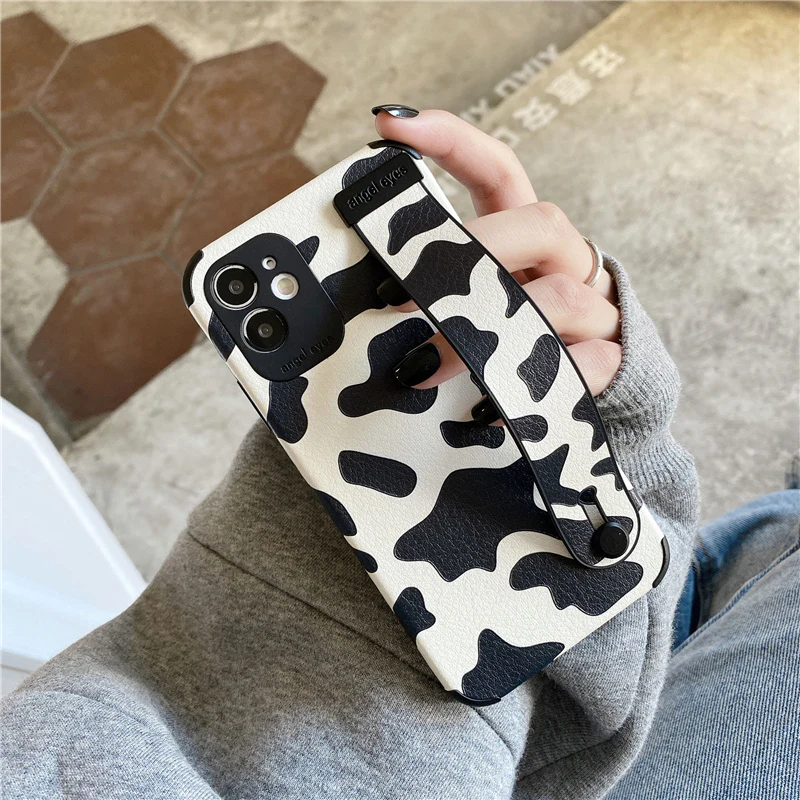 Wristband Zebra Cow Pattern iPhone Case - Vania Cases