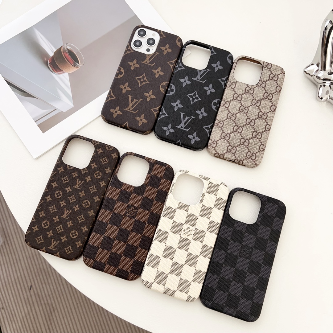 LG Classic Pattern Half Edge Case for iPhone - Vania Cases