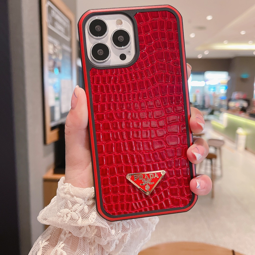 PP Textured Leather Vibrant Colors Case for iPhone - Vania Cases