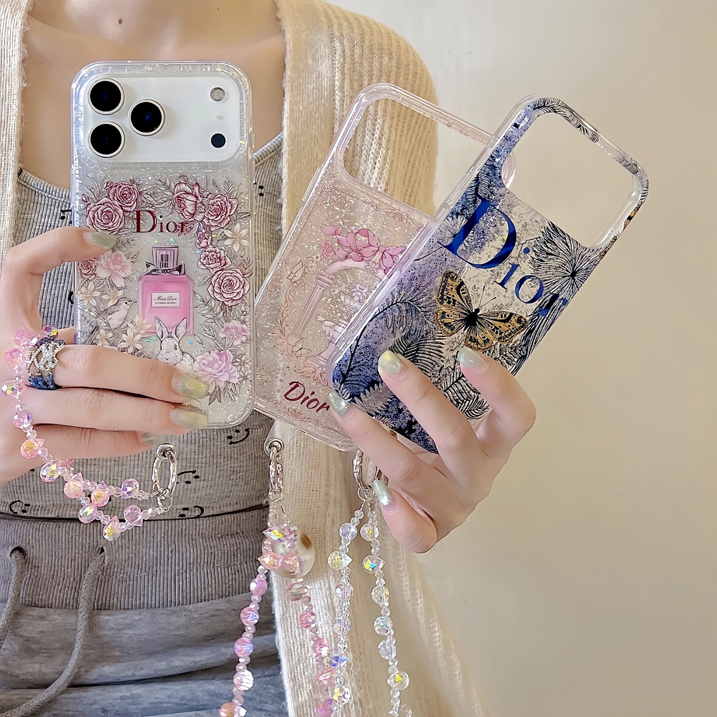 DD Hard Acrylic Backing Creative Design Case for iPhone - Vania Cases