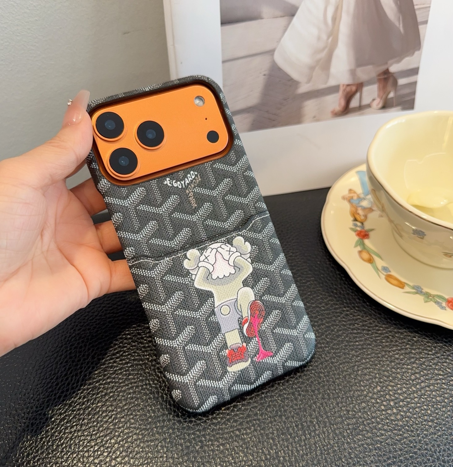 GO Textured Leather Creative Design Case for iPhone - Vania Cases