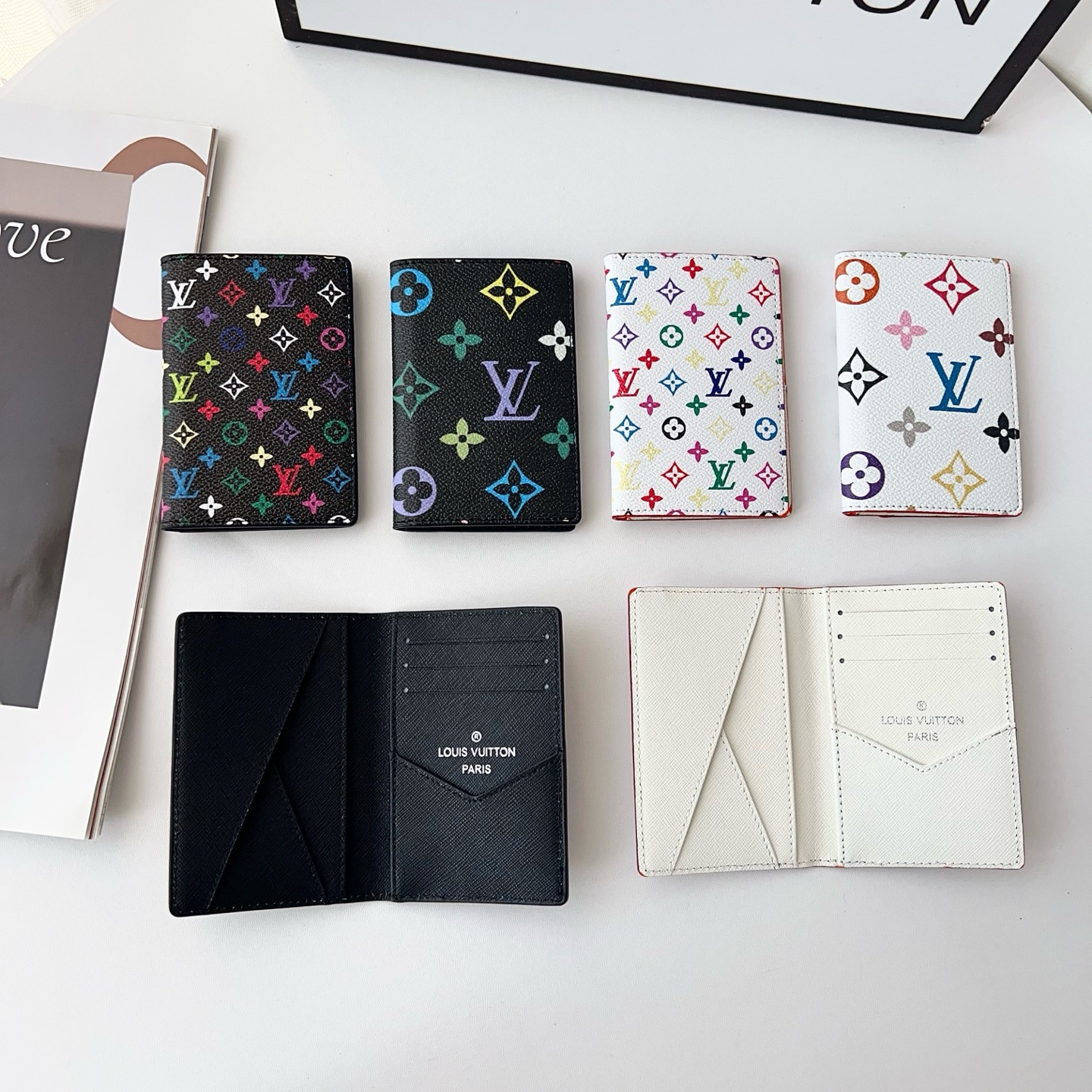 LL Textured Leather Reimagined Classic Card Holder - Vania Cases