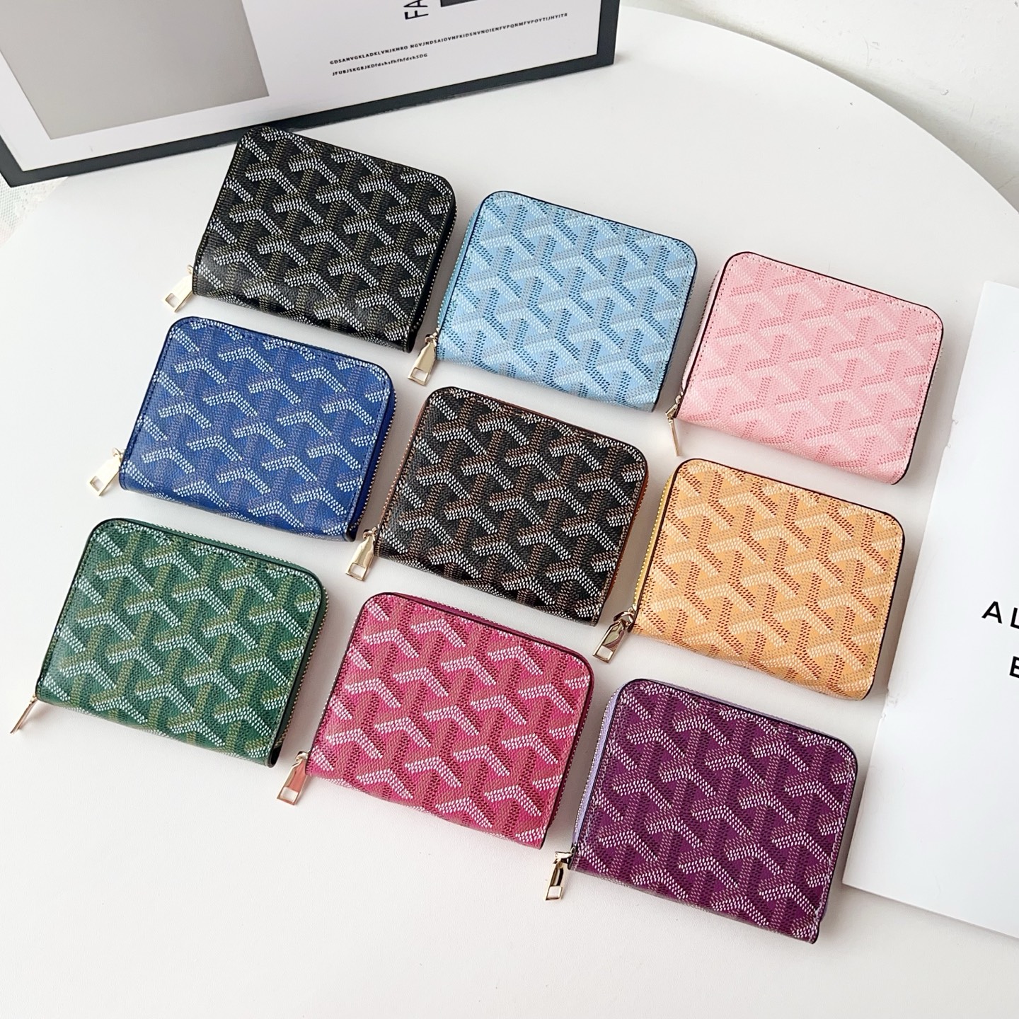 GO Textured Leather Vibrant Colors Card Holder - Vania Cases