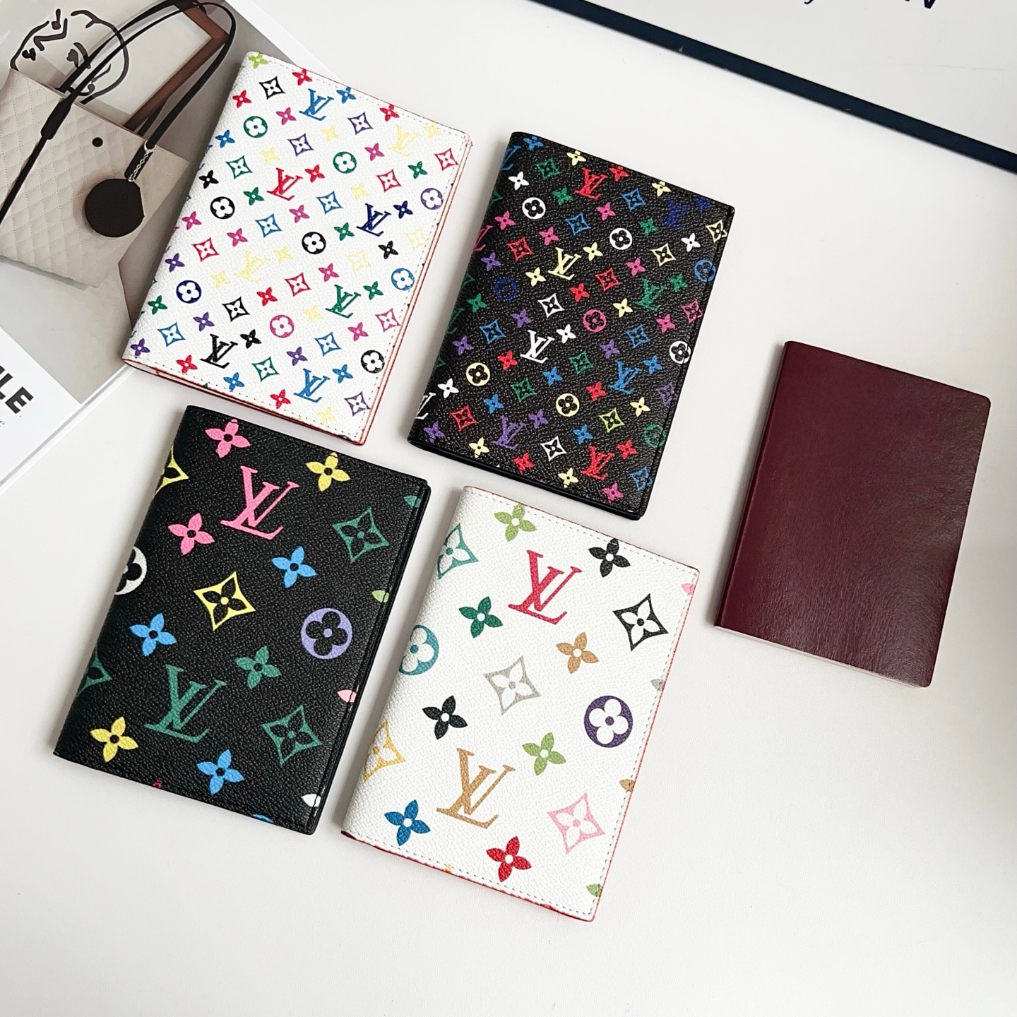 LL Textured Leather Reimagined Classic Passport Wallet - Vania Cases