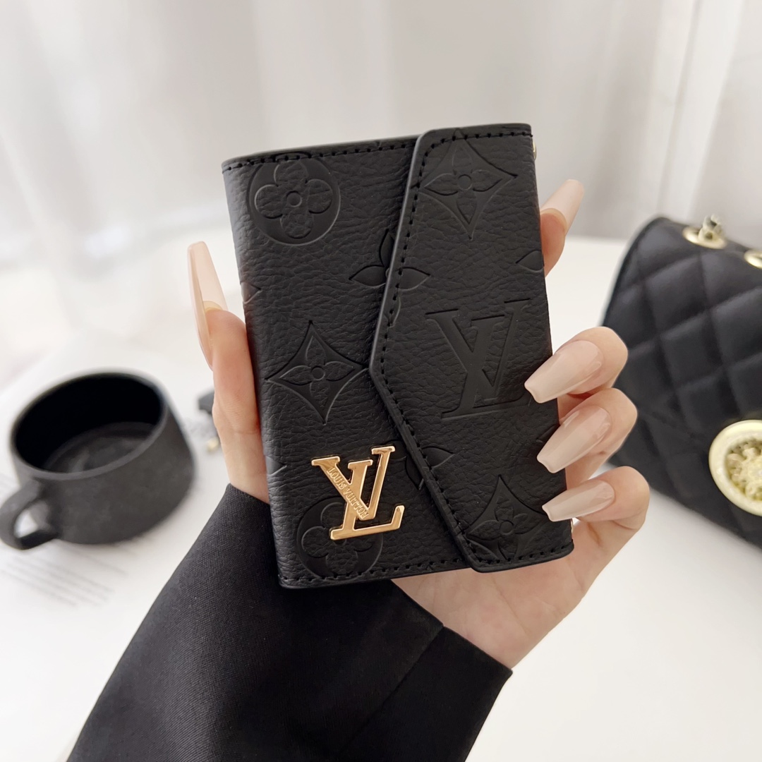 LL Textured Leather Vibrant Colors Card Holder - Vania Cases