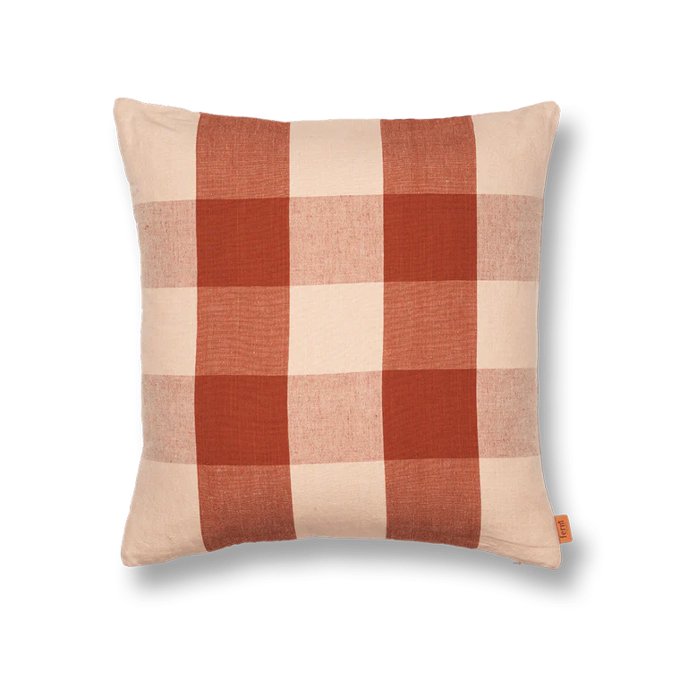 ferm LIVING | Grand Cushion - Rose/Rust