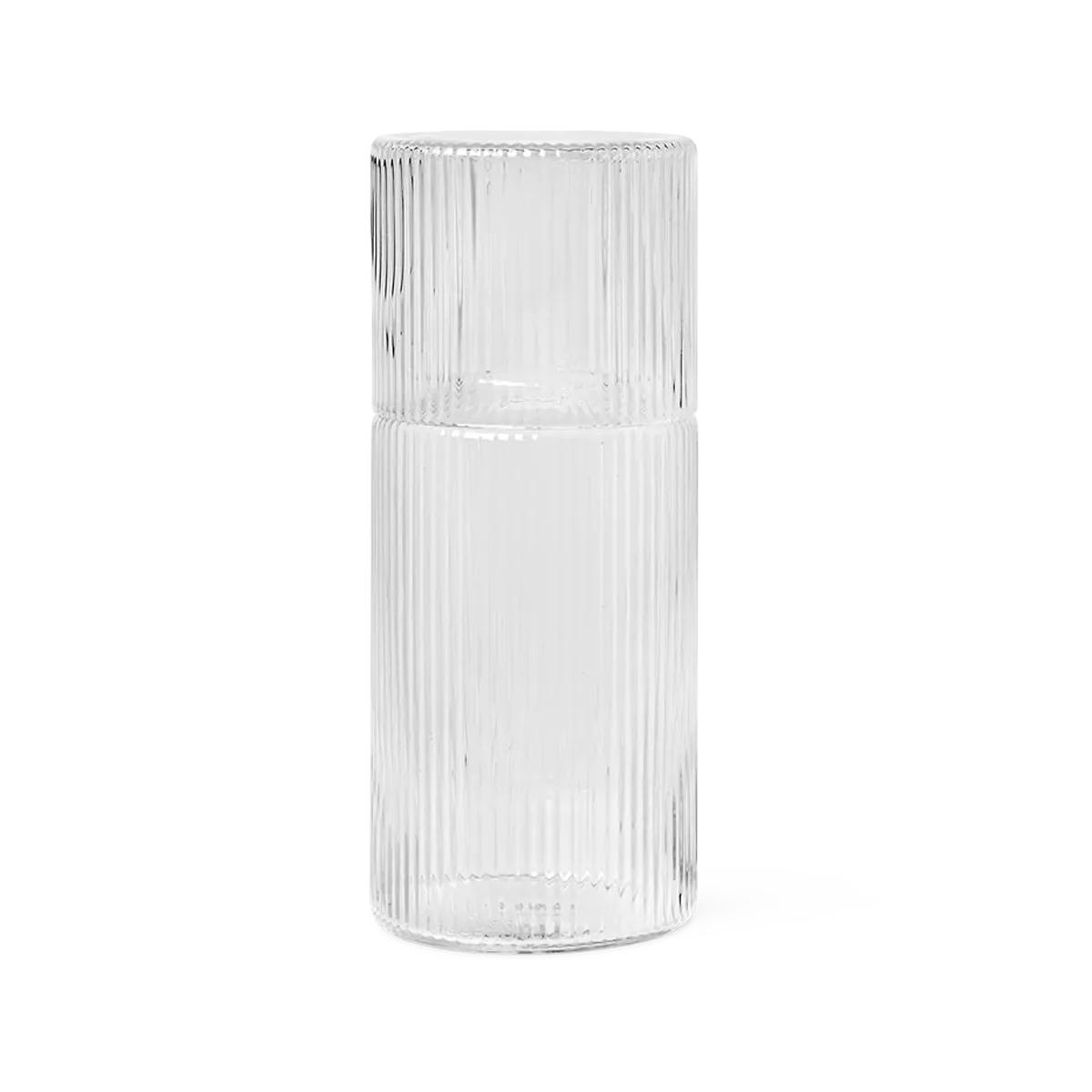 ferm LIVING | Ripple Carafe Set - Small - Clear