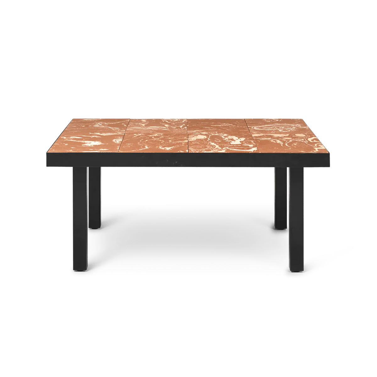 ferm LIVING | Flod Coffee Table - Terracotta and Black