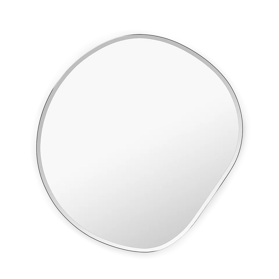 ferm LIVING | Pond Mirror - Extra Large - Dark Chrome