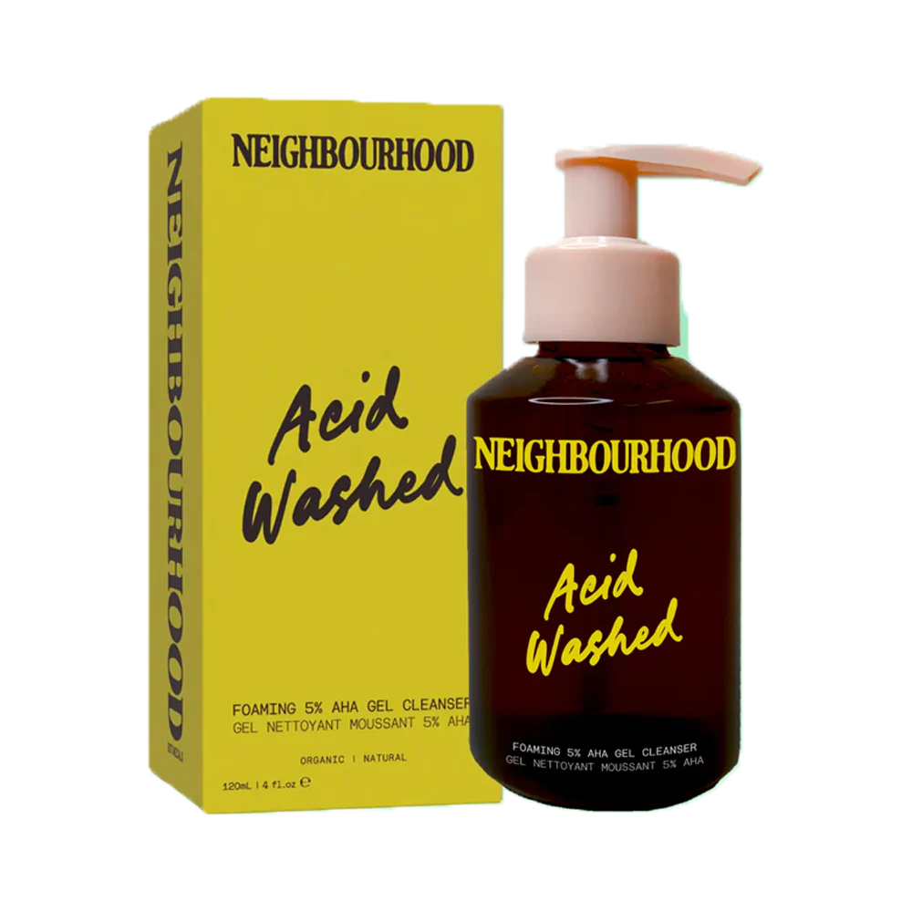 Neighbourhood Botanicals | 'Acid Washed' Foaming Aha Facial Cleanser - 120ml