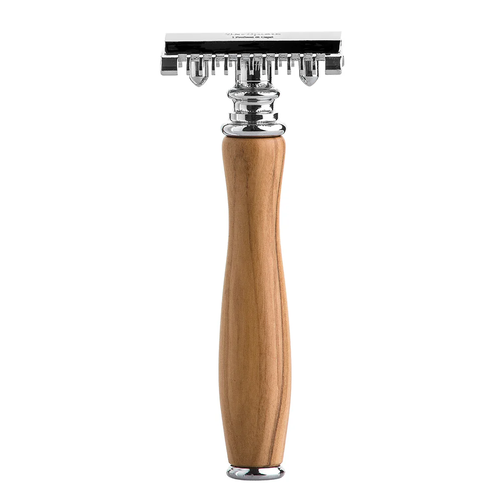 Olive Wood Safety Razor