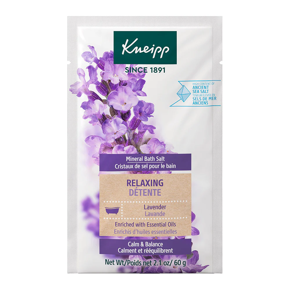 Relaxing Lavender Mineral Bath Salt Sachet